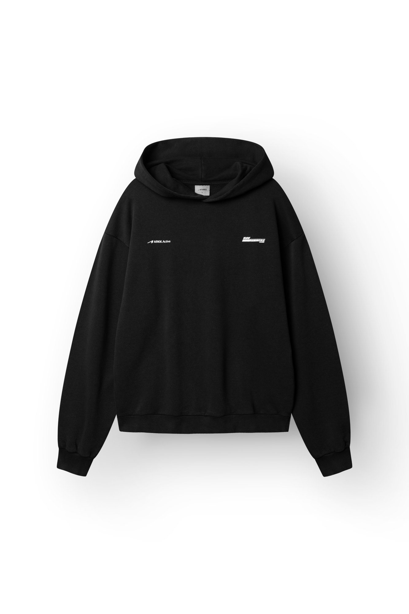 ARKK Apparel HAV Runner Hoodie | Black Crewneck